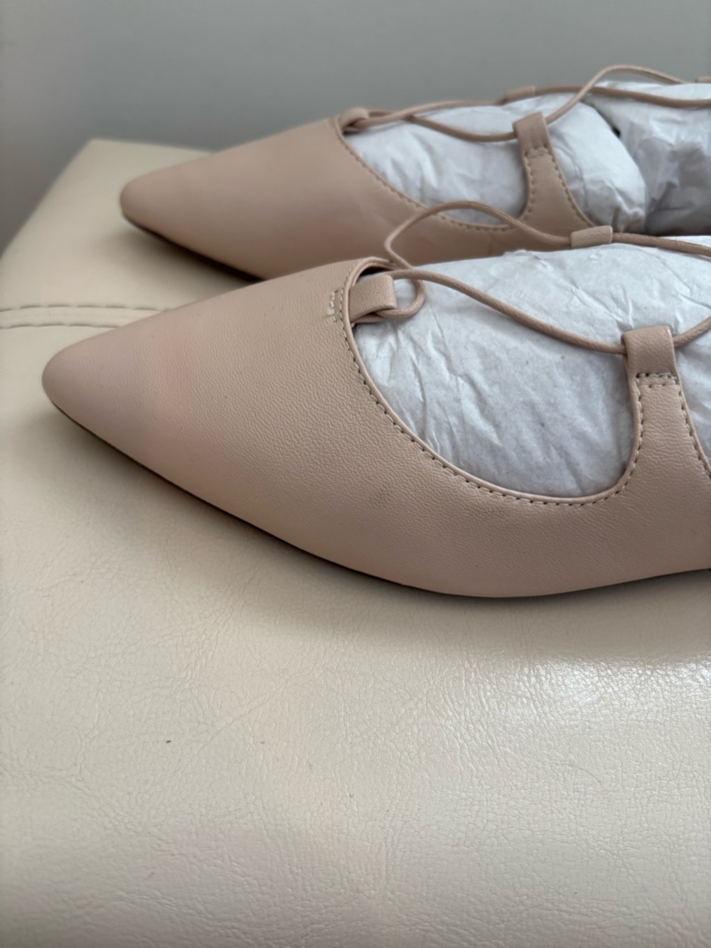 J.Crew Ballet Flats in Beige Size 7.5 NWOT - Picture 3 of 8